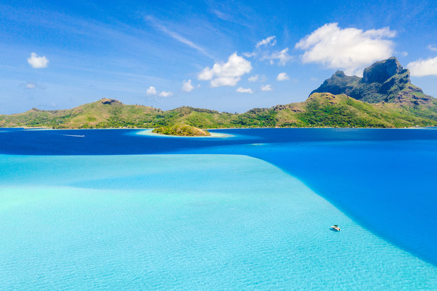 Flitterwochen - Hochzeit - Südsee - Bora Bora - Mont Otemanu