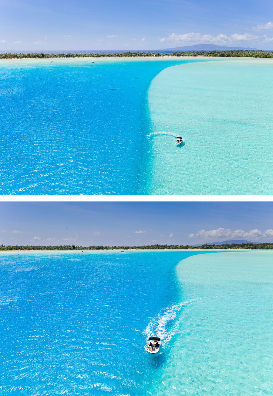 Flitterwochen - Hochzeit - Südsee - Bora Bora - Luftansicht