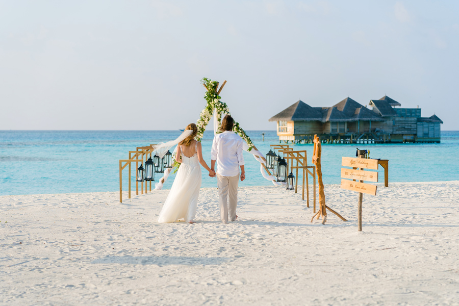 Heiraten auf den Malediven – Hochzeit zu zweit auf Gili Lankanfushi - Hochzeitsplaner Pretty Weddings